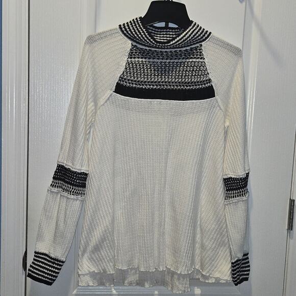 Free People Snow Day thermal tunic turtle neck sz S - Picture 1 of 5